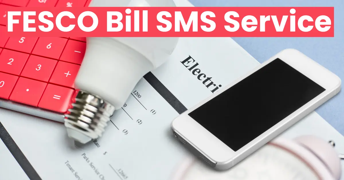FESCO Bill SMS Service 1 fesco bill sms service